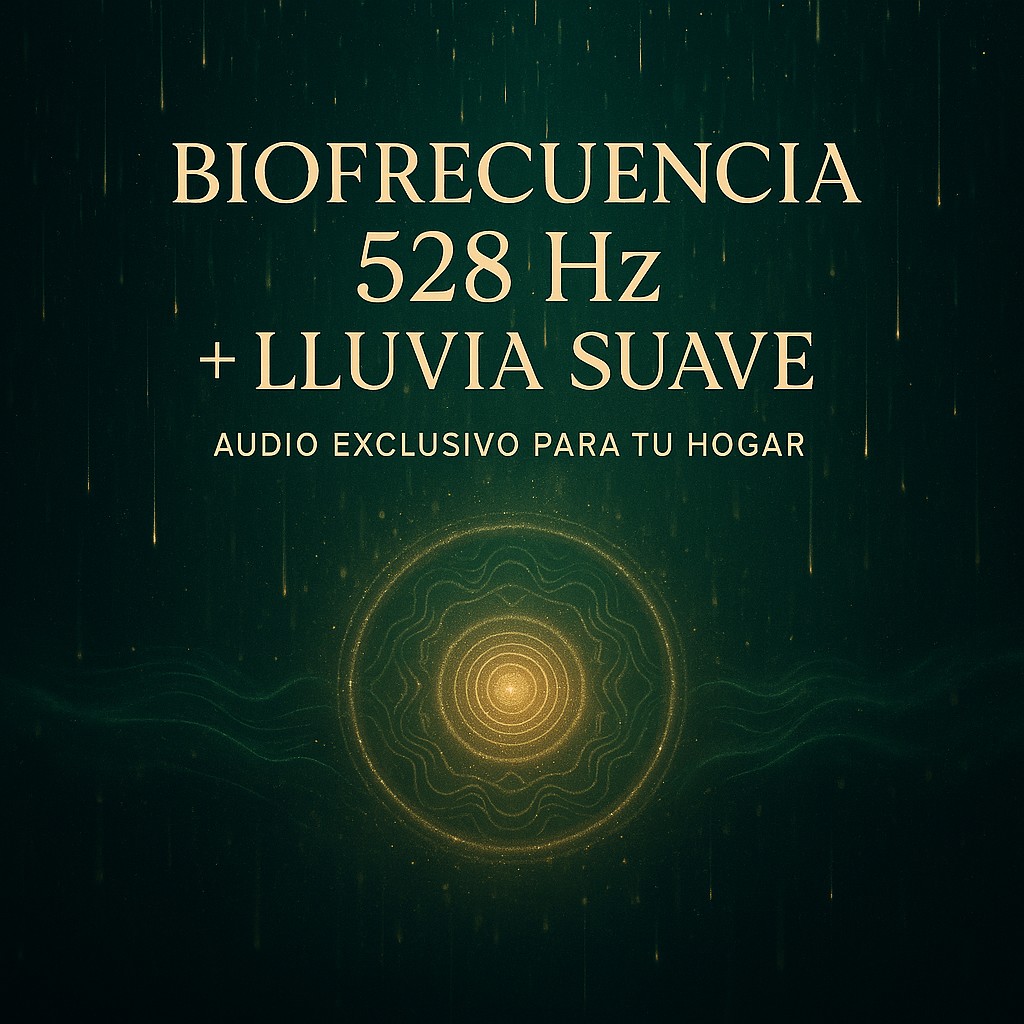 Portada del producto: Biofrecuencia 528 Hz + Lluvia Suave